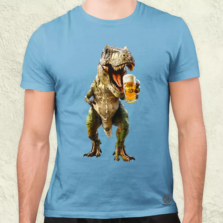 T-rex sörözik v1 férfi póló