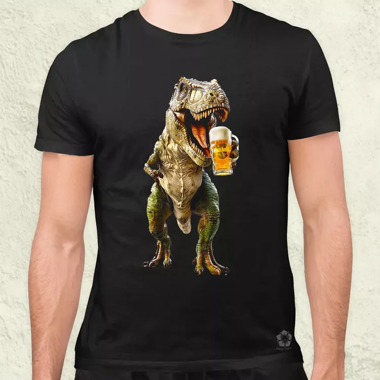 T-rex sörözik v1 férfi póló