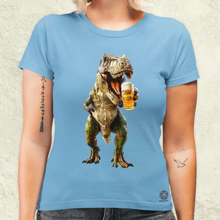 T-rex sörözik v1 női póló