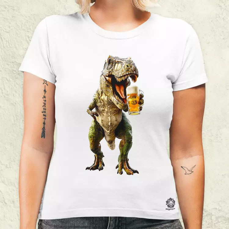 T-rex sörözik v1 női póló