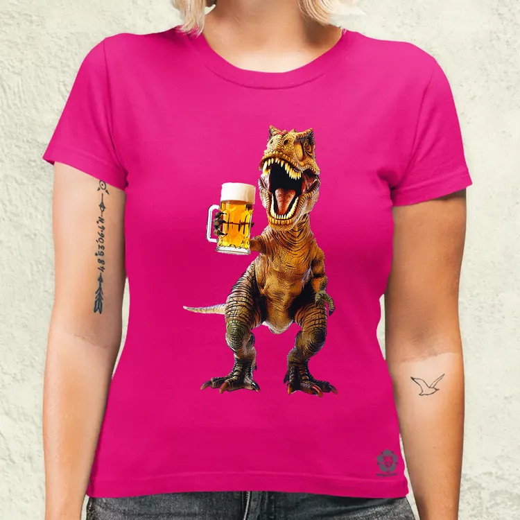 T-rex sörözik v2 női póló