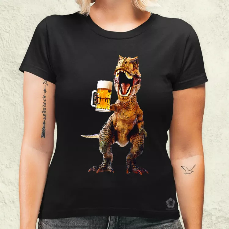 T-rex sörözik v2 női póló