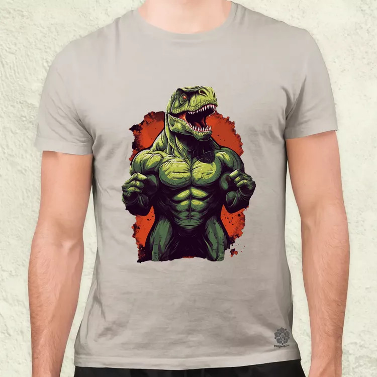 Testépítő T-rex v1 férfi póló
