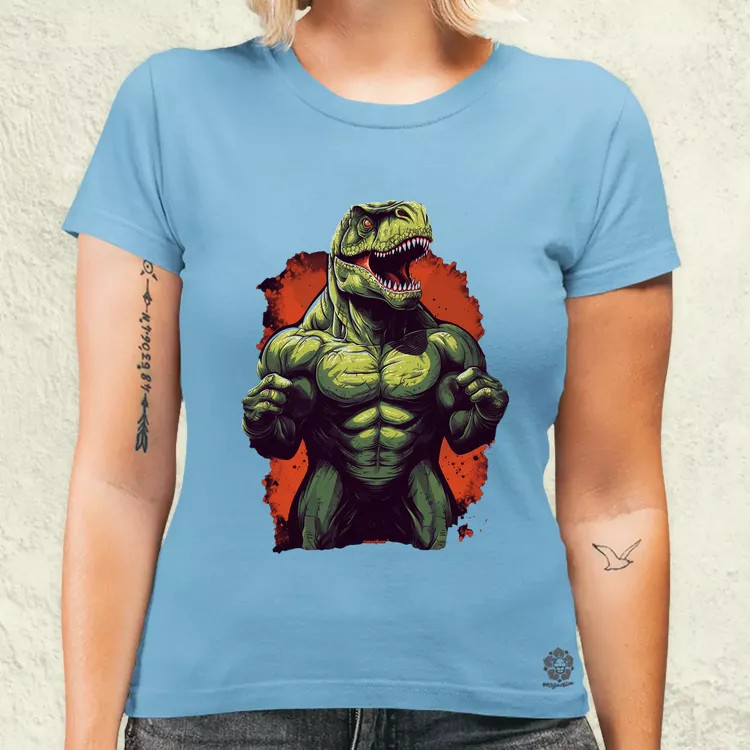 Testépítő T-rex v1 női póló