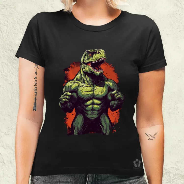 Testépítő T-rex v1 női póló