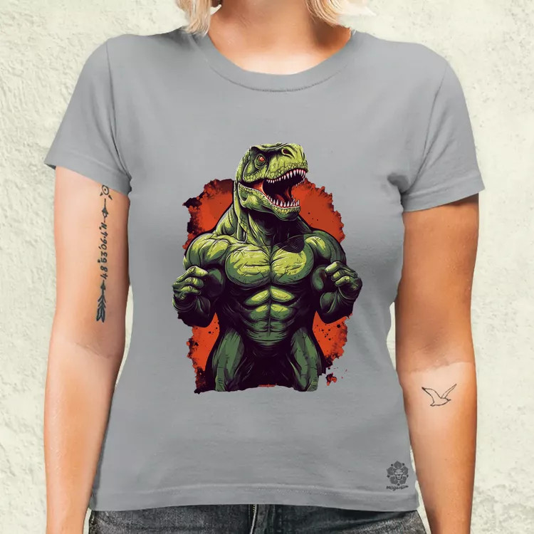 Testépítő T-rex v1 női póló