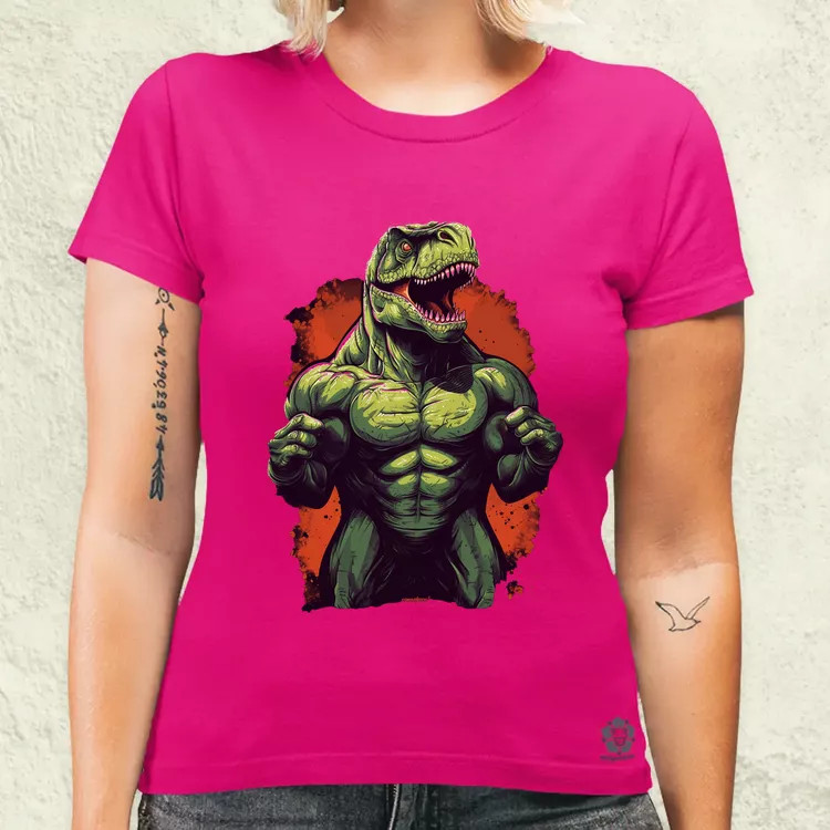 Testépítő T-rex v1 női póló