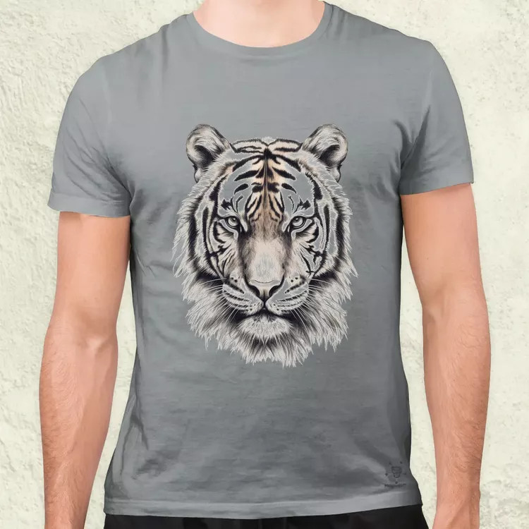 Tigris portré férfi póló