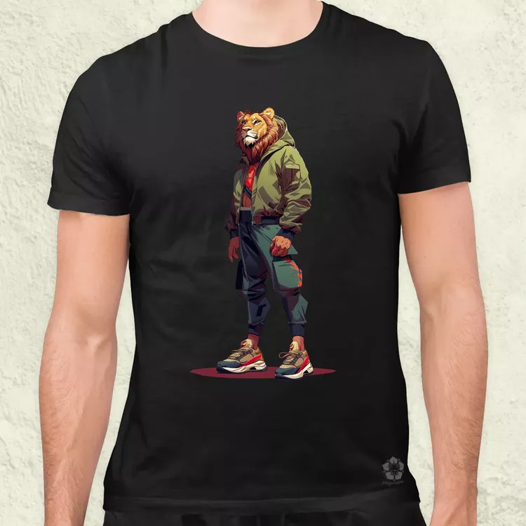 Valorant art oroszlán v1 férfi póló