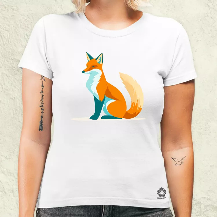Vektor róka v1 női póló
