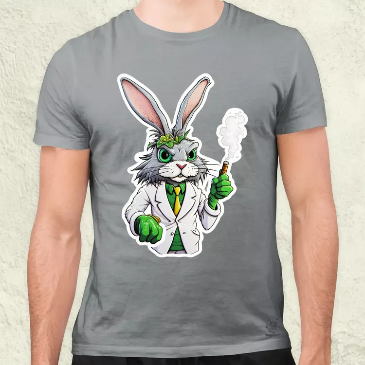 Weed nyuszi v1 férfi póló