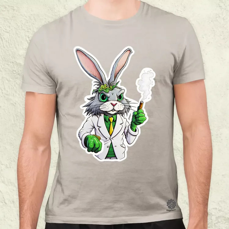 Weed nyuszi v1 férfi póló