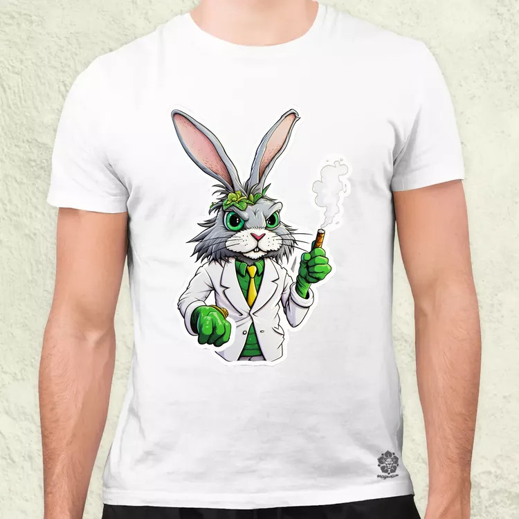 Weed nyuszi v1 férfi póló