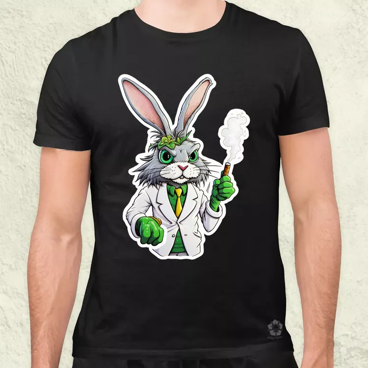 Weed nyuszi v1 férfi póló
