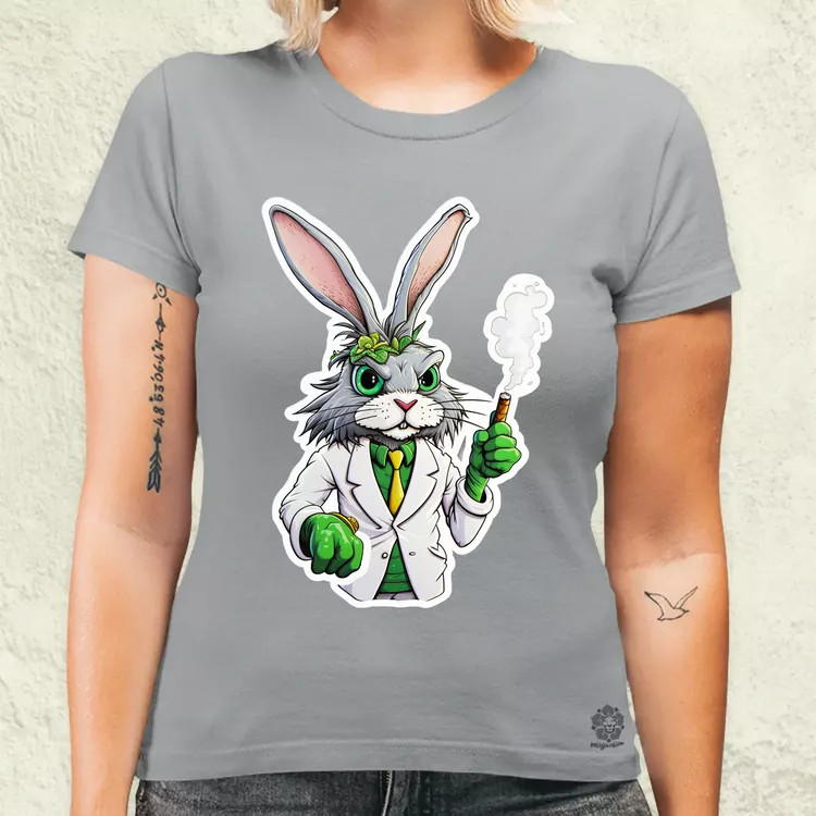 Weed nyuszi v1 női póló