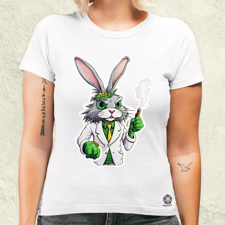 Weed nyuszi v1 női póló