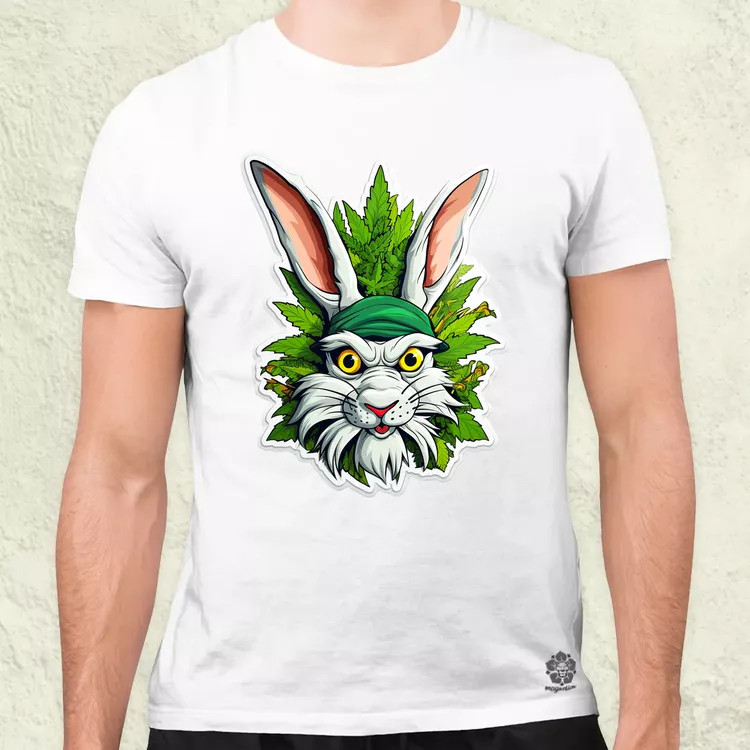 Weed nyuszi v3 férfi póló