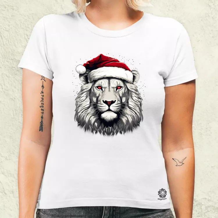 XMAS oroszlán v10 női póló