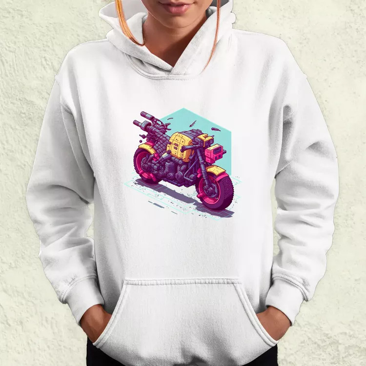 Cyberpunk motor női pulóver