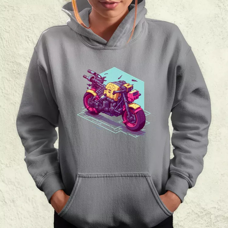 Cyberpunk motor női pulóver