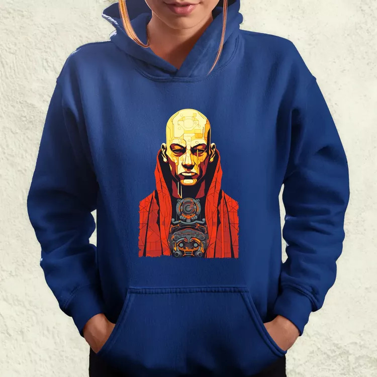 Cyberpunk szerzetes v1 női pulóver