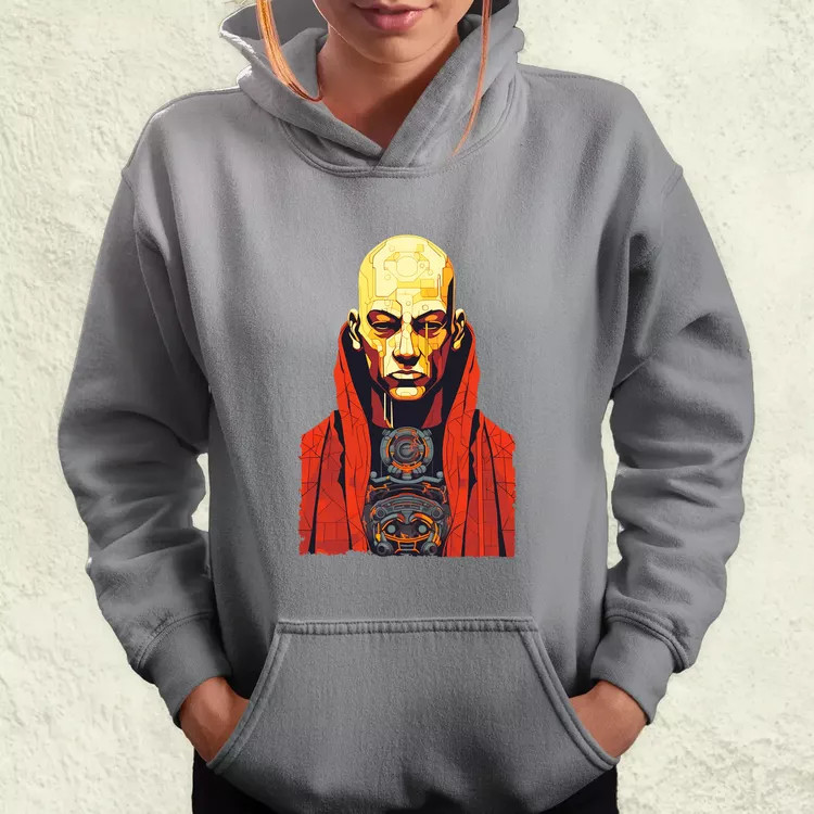 Cyberpunk szerzetes v1 női pulóver