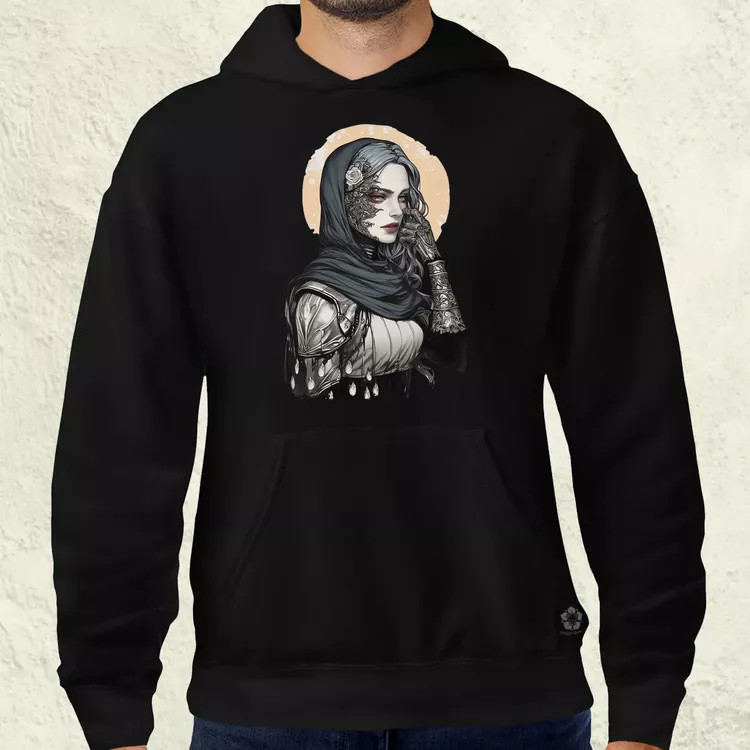Dark cyberpunk portré v3 férfi pulóver