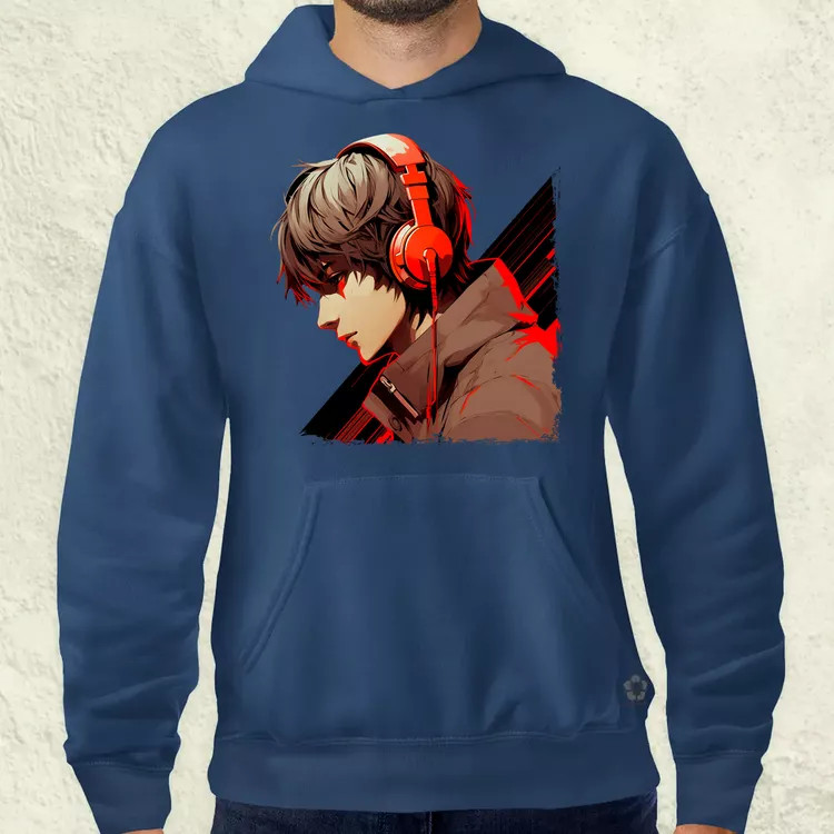 Minimalista Cyberpunk srác v2 férfi pulóver