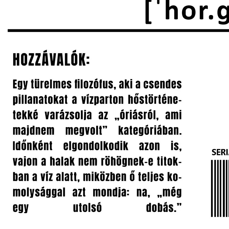 Horgász összetevői fekete férfi pulóver