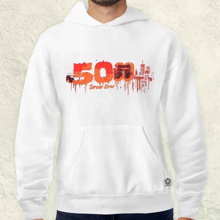 505 server error v10 férfi pulóver