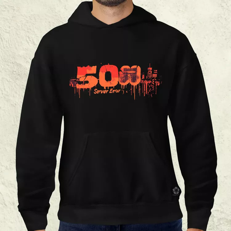 505 server error v10 férfi pulóver