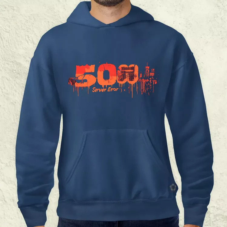 505 server error v10 férfi pulóver