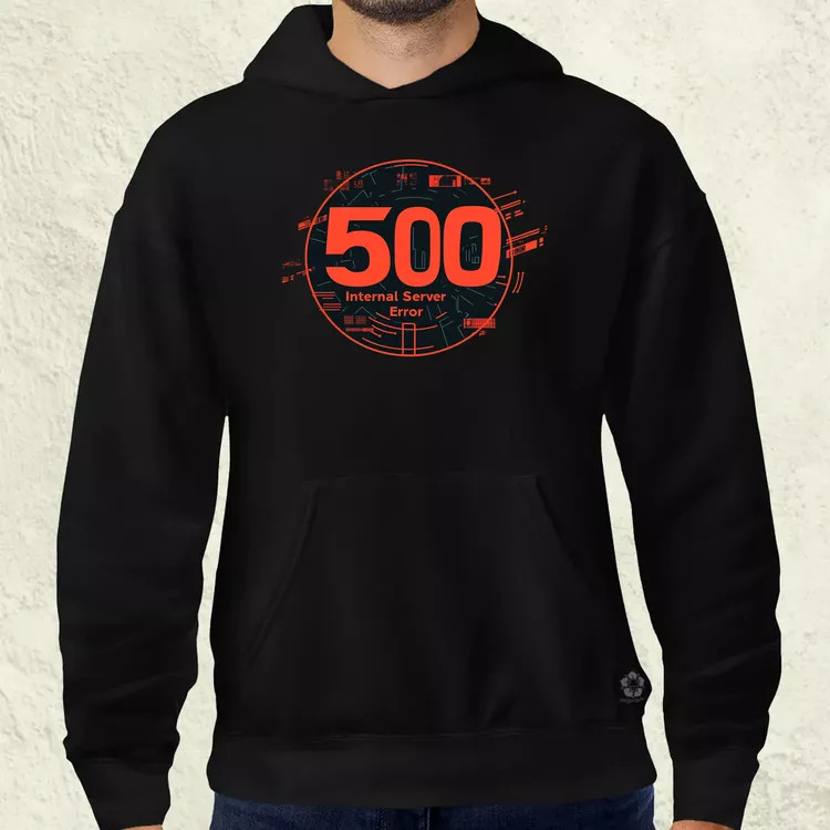 505 server error v15 férfi pulóver