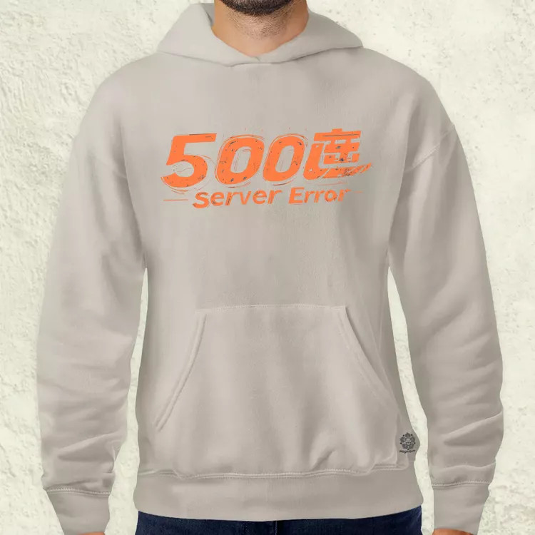 505 server error v19 férfi pulóver