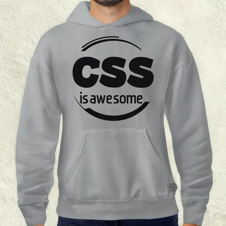 CSS is awesome v1 férfi pulóver