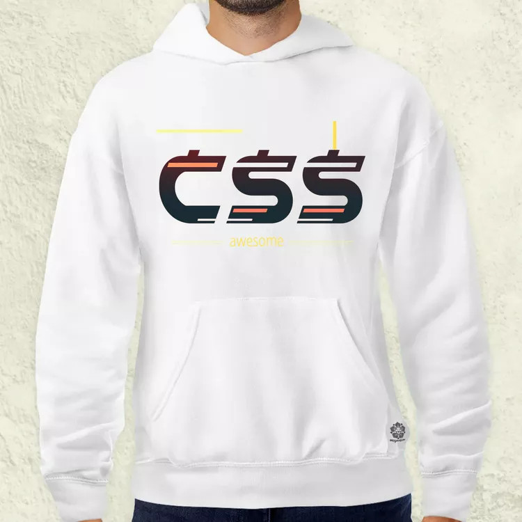 CSS is awesome v2 férfi pulóver