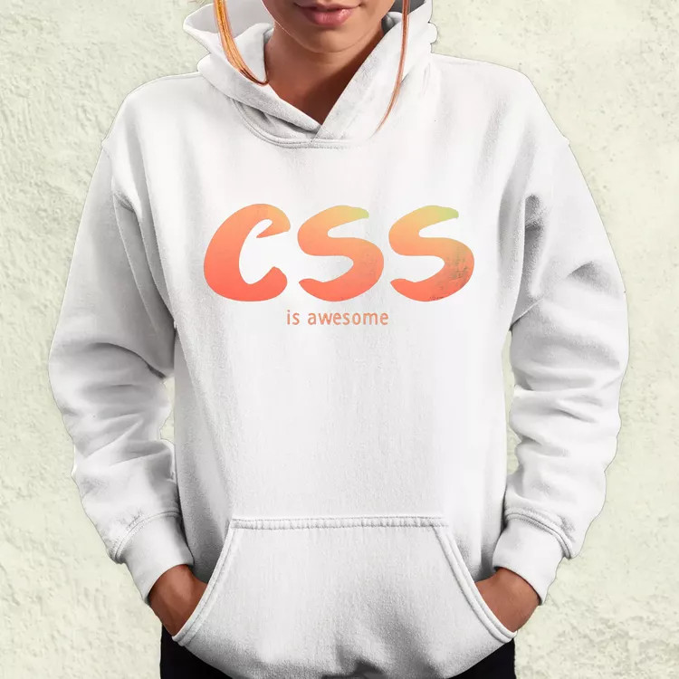 CSS is awesome v6 női pulóver