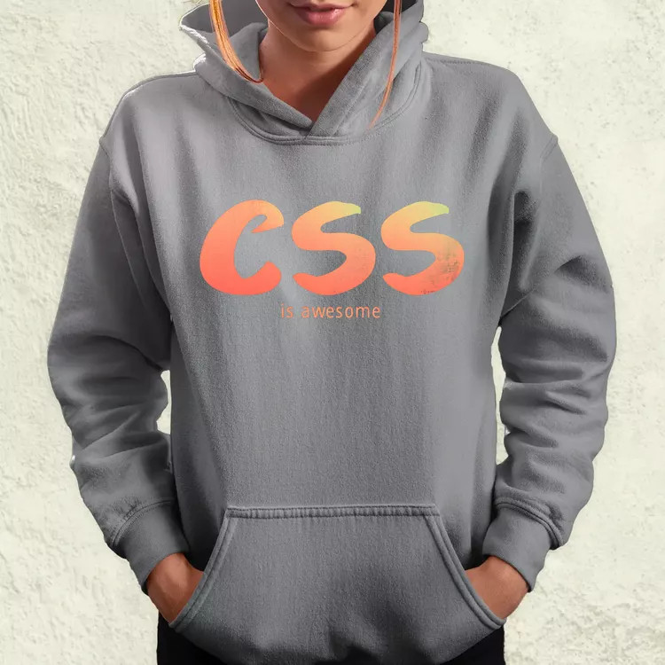 CSS is awesome v6 női pulóver