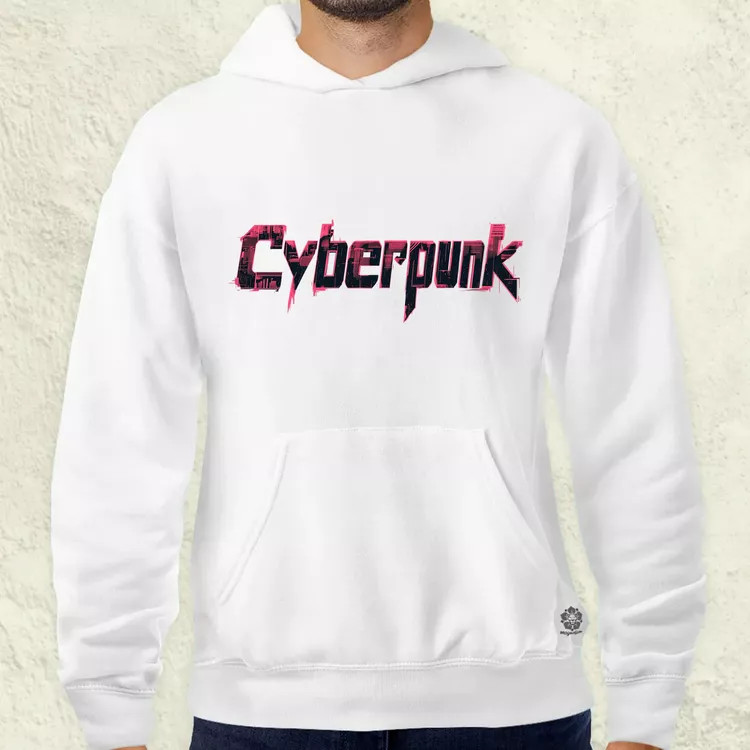 Cyberpunk v14 férfi pulóver