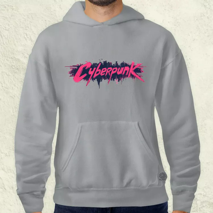Cyberpunk v16 férfi pulóver