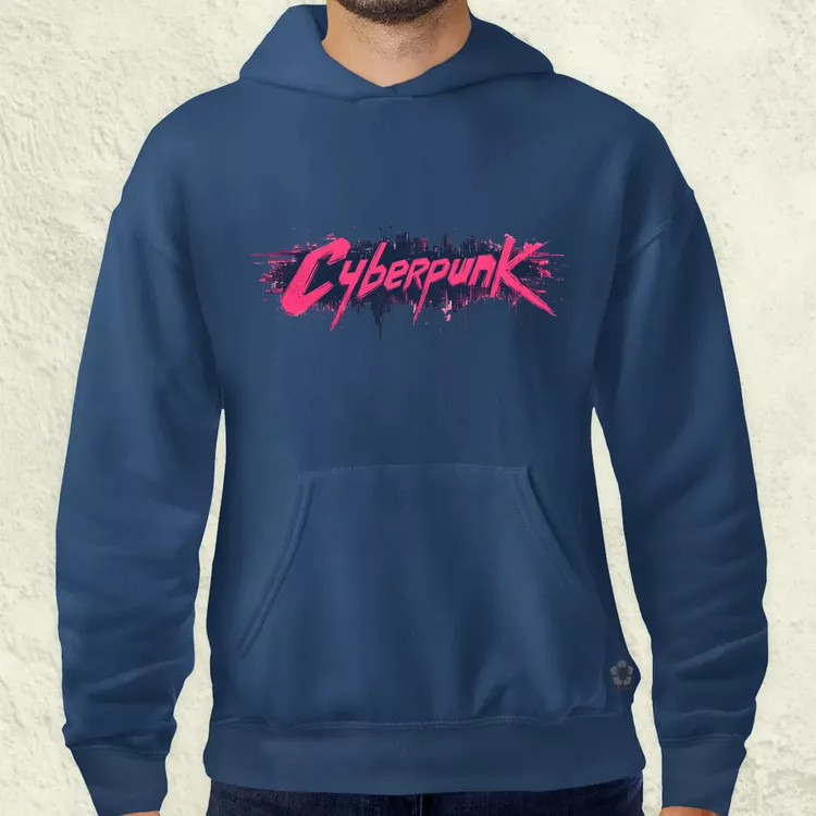 Cyberpunk v16 férfi pulóver