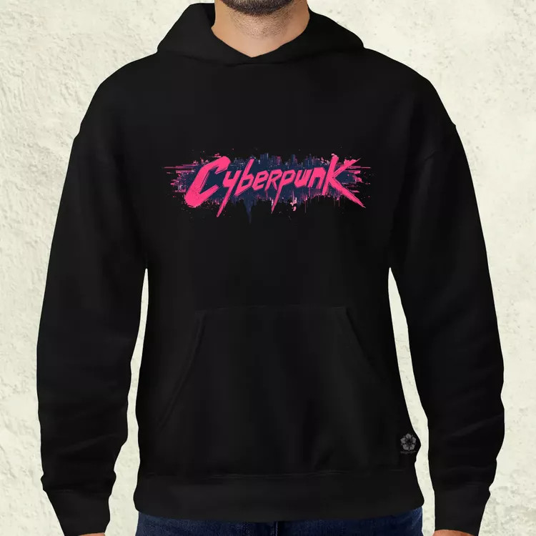 Cyberpunk v16 férfi pulóver