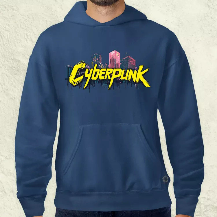 Cyberpunk v40 férfi pulóver