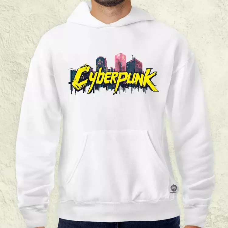 Cyberpunk v40 férfi pulóver