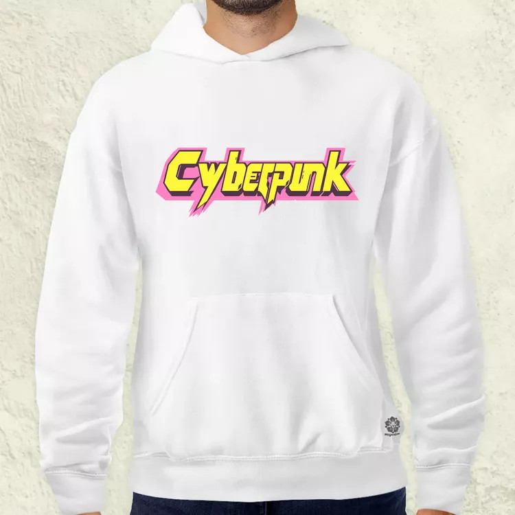 Cyberpunk v42 férfi pulóver
