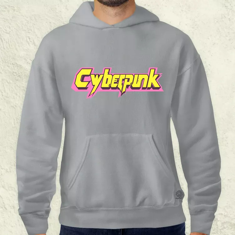 Cyberpunk v42 férfi pulóver