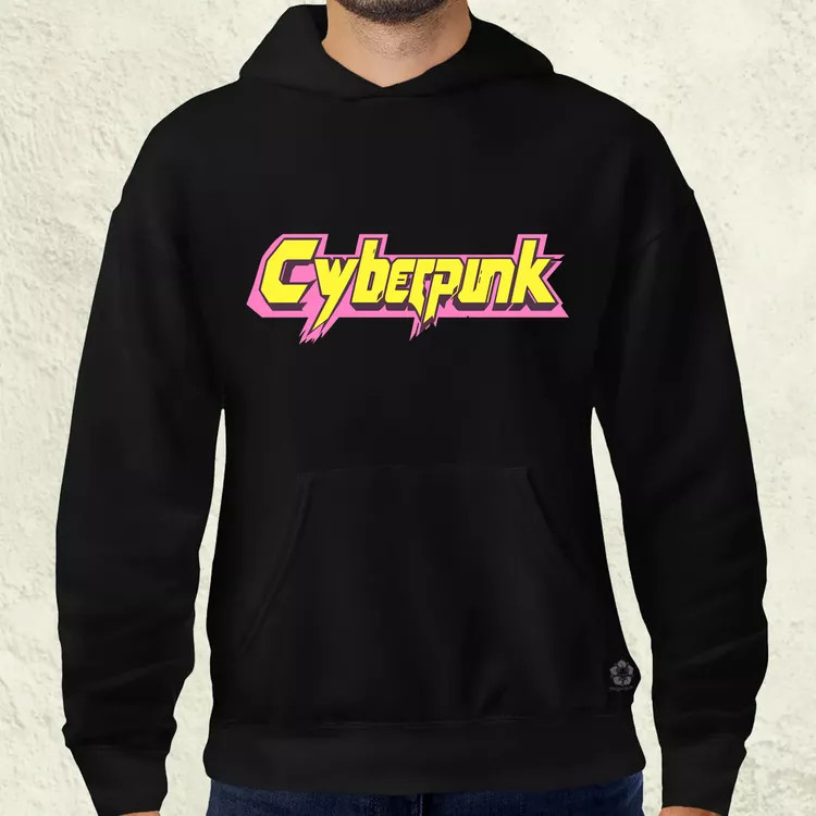 Cyberpunk v42 férfi pulóver