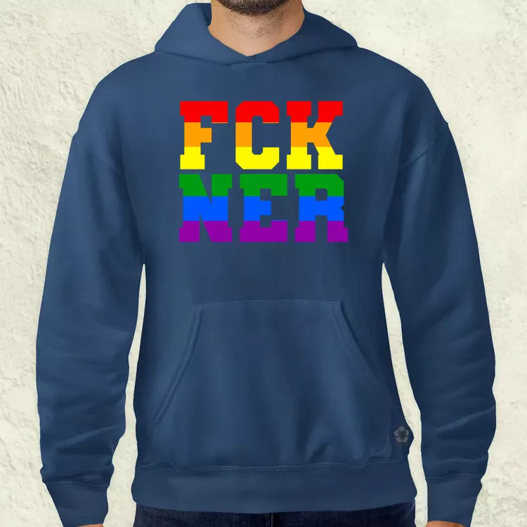 FCK Ner Pride férfi pulóver