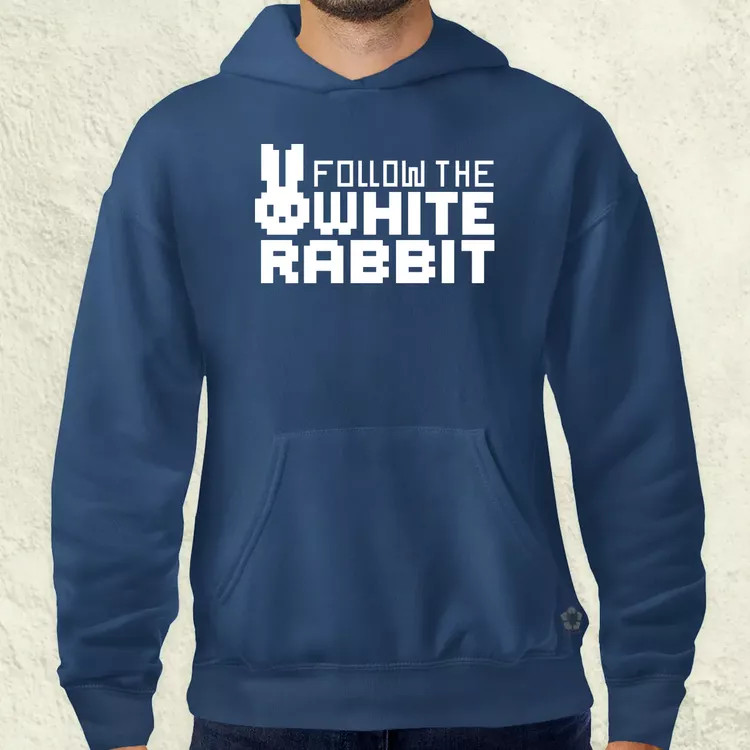 Follow the White Rabbit férfi pulóver