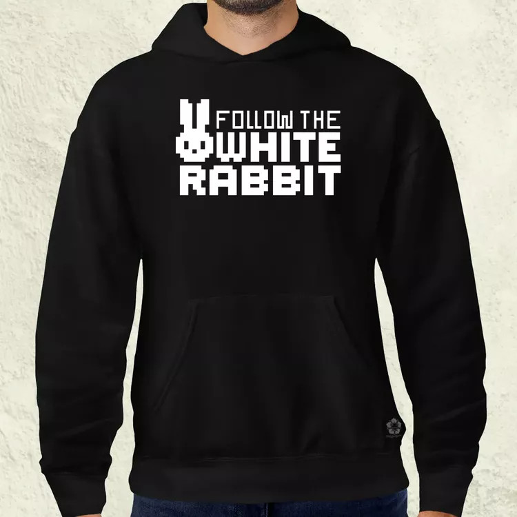 Follow the White Rabbit férfi pulóver